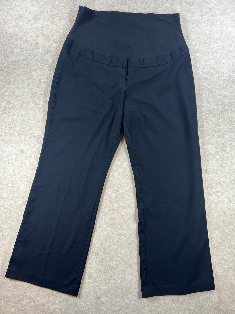 Thyme Maternity Black Dress Pants Stretch Work Career Size Large
